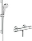 hansgrohe Croma Select S Shower system 110 Vario with Ecostat Comfort thermostatic mixer and shower rail 65 cm  Junction 2 Interiors Bathrooms