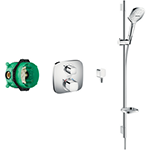 Shower Sets with Mixer Valves