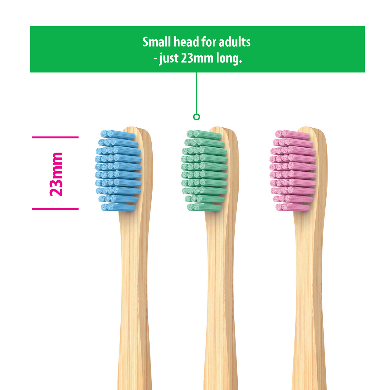 Bamboo Classic Adult Toothbrush Soft Bristles Piksters® Dental