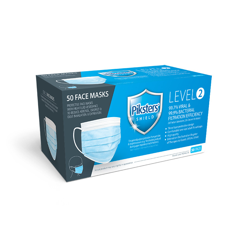 Face Masks Level 2 Box of 50 Piksters® Dental Professional