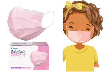 Junior Face Mask Level 1 (Pink) - 50 pack