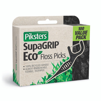 Piksters SupaGrip Eco 100% recycled almost unbreakable toothpick floss