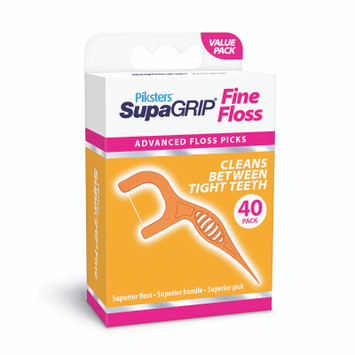 SupaGRIP™ Fine Floss Picks - 40 pack