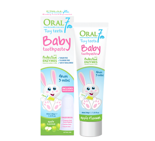 Tiny Teeth Baby Toothpaste with Fingerbrush - 40ml