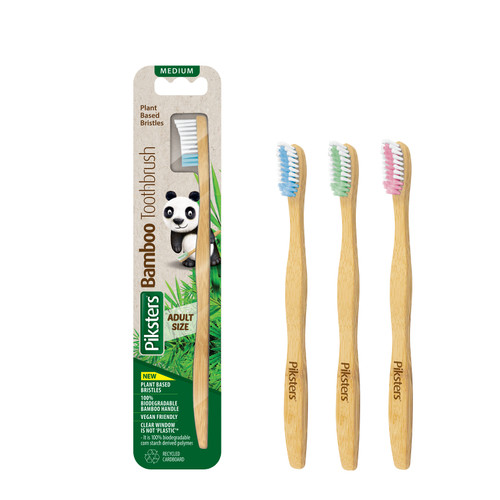 Bamboo Adult Toothbrush - Medium Bristles