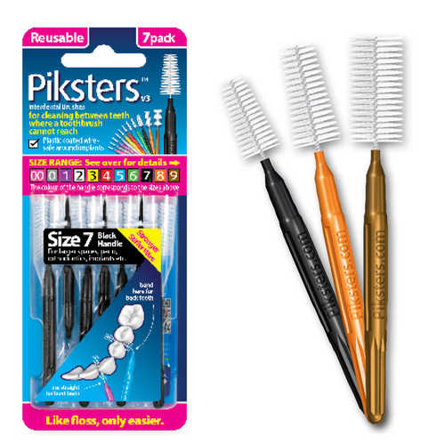 Piksters® Classic Interdental Brushes - Larger Sizes 7 pack