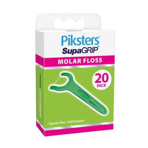 SupaGRIP Molar Floss Picks - 20pk