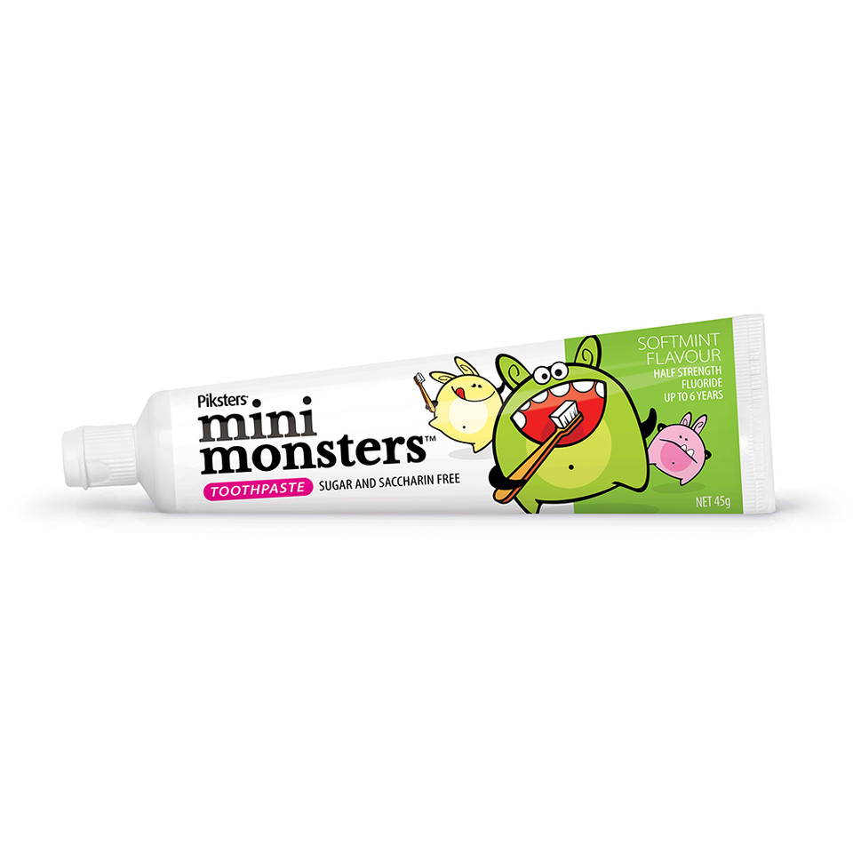 Mini Monster Soft Mint Toothpaste 45g Piksters® Dental Professional