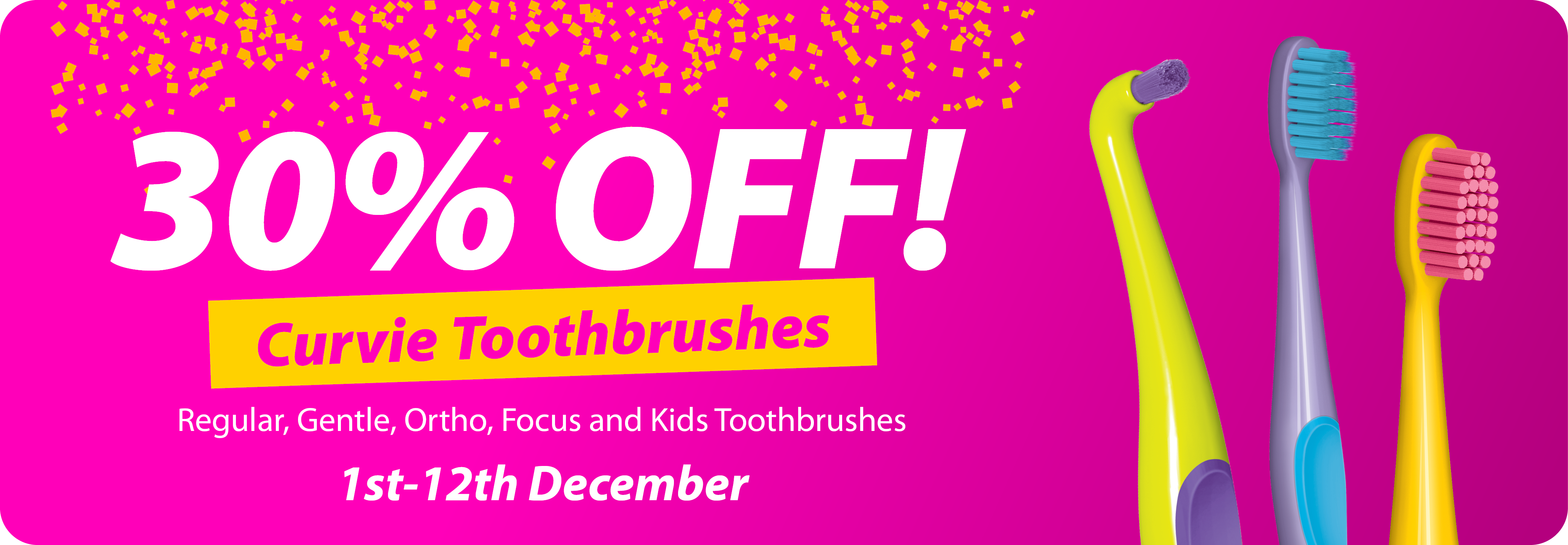30% off Piksters Curvie Toothbrushes