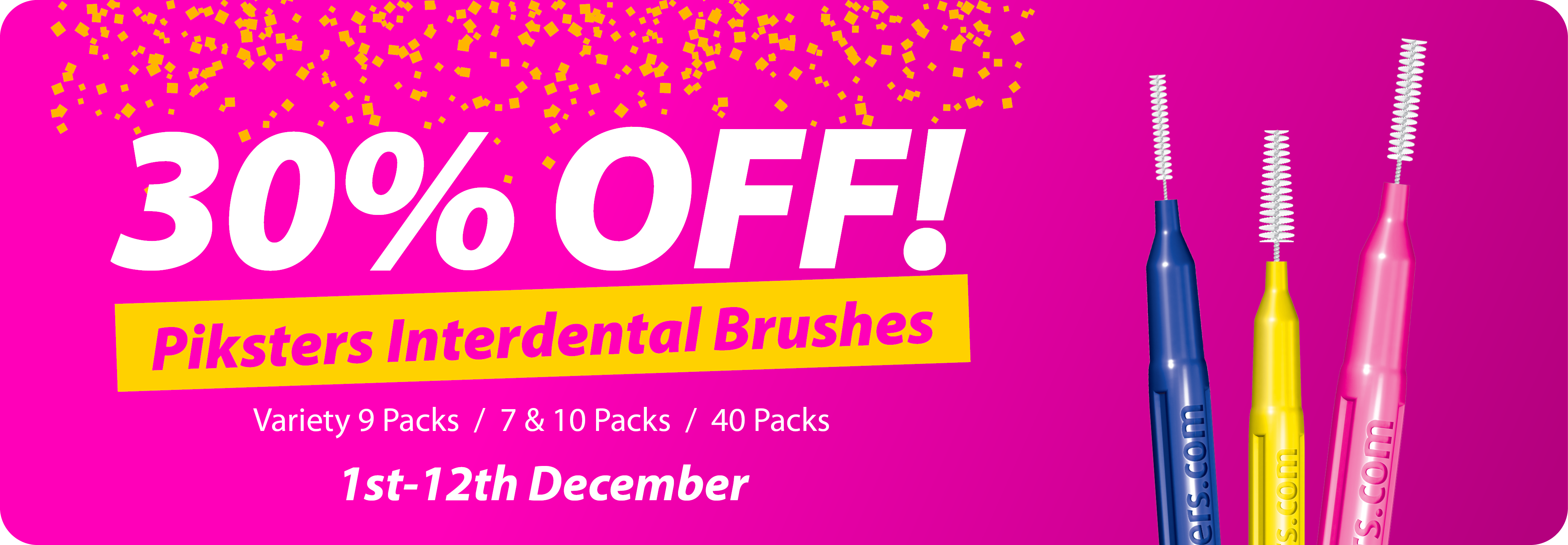 30% off selected Piksters Interdental Brushes
