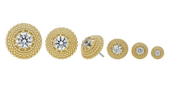 18K Y Gemmed Hera (threadless) 2.5mm Diamond