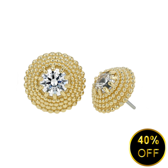 18K Y Gemmed Hera (threadless) 2.5mm Diamond