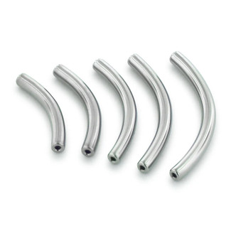 TI Curved Barbell (bar only) (threadless) TI Curved Barbell (bar only) (threadless)