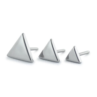 Triangle Threadless End | Geometric Piercing Jewelry
