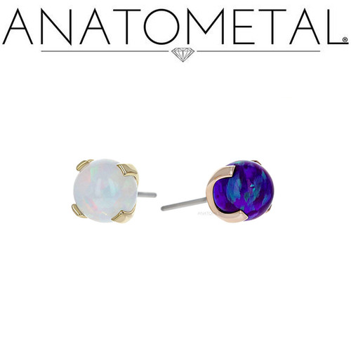TI Standard 4 Prong Orb Earring 4mm FVO