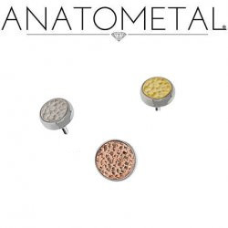 18k Hammered Disk 16ga