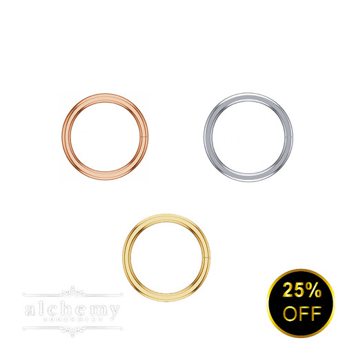 Alchemy 14K Seam Ring 18ga