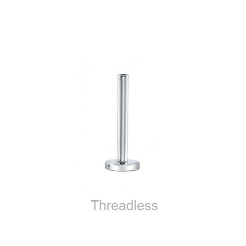 Industrial Strength TI Labret w/3mm disk (threadless)