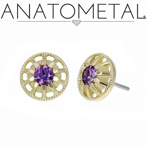 Anatometal 18K Mia Gem End 2mm
