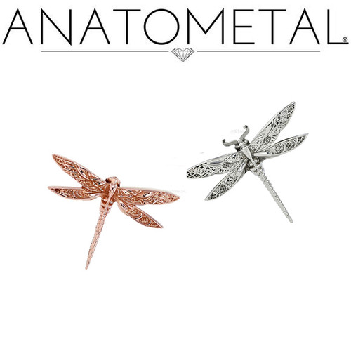 Anatometal 18K Dragonfly 16ga