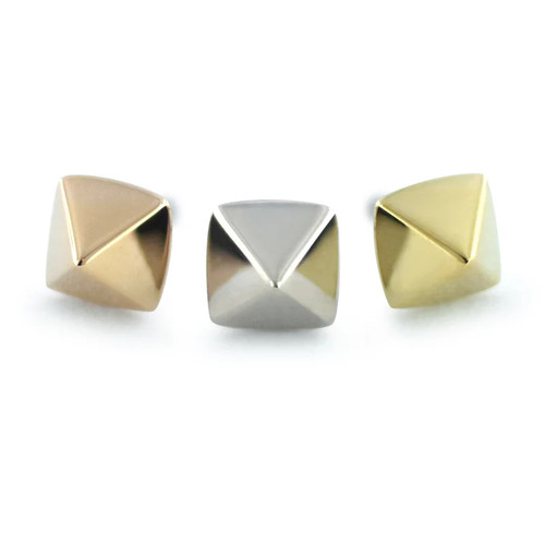 18K Pyramid End (threadless)