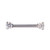 SS S.S. 3 Prong Jewelled Barbell (IS) (pair) 6mm 12ga 3/8" WCZ
