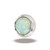14K W Super Flat Cab 16ga 4mm #17 White Opal