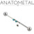 TI Barbell - 3 Hole (bar only) 14ga