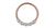 18K Forward Facing Transition Seam Ring