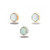 Body Gems 14K Super Flat Cab (threadless)