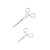 BVLA Straight Hemostat Forceps w/brass tips