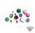 TI Opal Gem End (LeRoi) 14ga 4mm #11 Lime Green