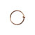 14k R Fixed Bead Ring 16ga 5/16''
