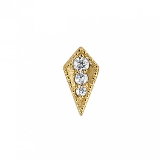 14K Y Dario3 7x4mm 16ga CZ