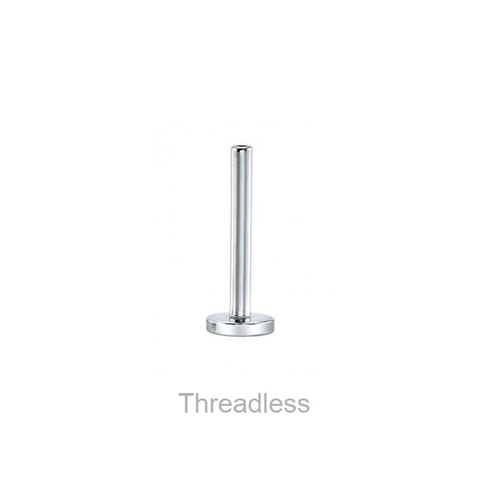 Industrial Strength TI Labret w/3mm disk (threadless)