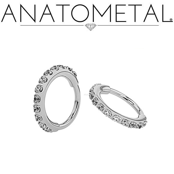 18K Side Set 240 Transition Seam Ring 16ga