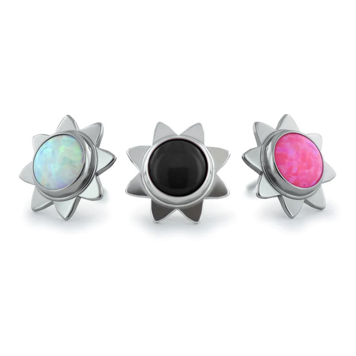 NeoMetal Ti Sun Cab Gem End (threadless)