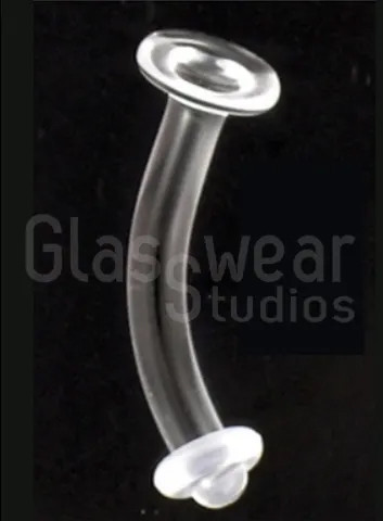Pyrex Retainer Curved Clear