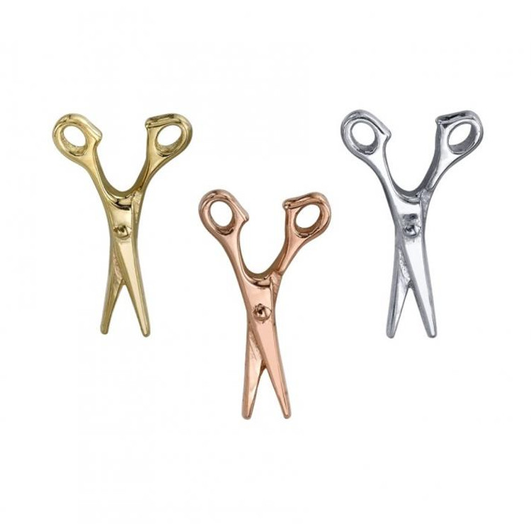 14K Scissors 10x6mm 16ga