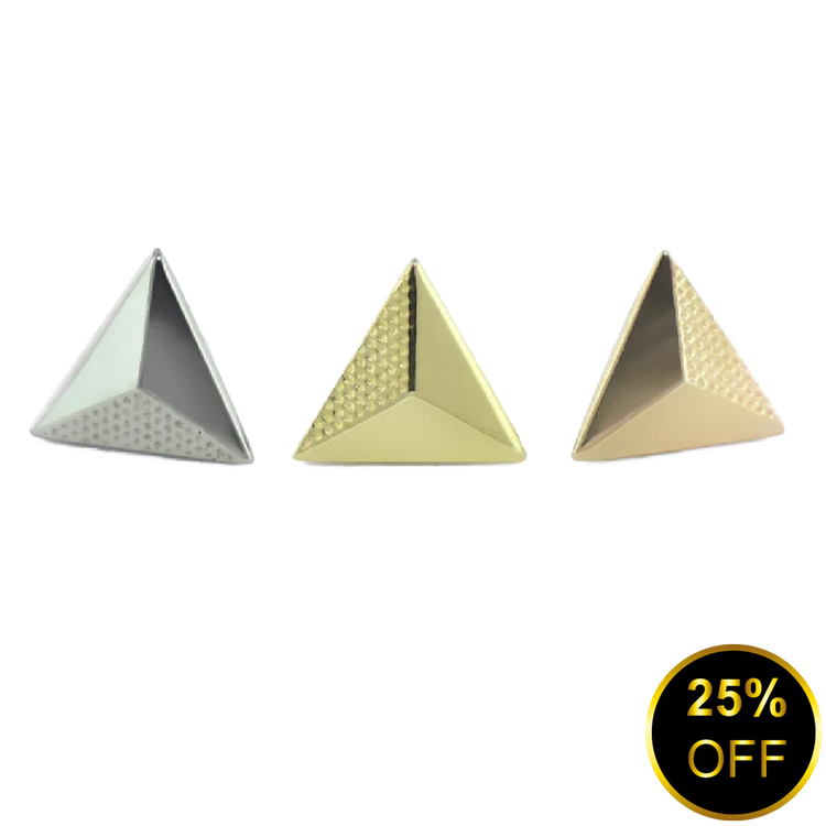 18K Tetra (threadless) 5mm