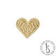 18k Y Spider Web Heart End (threadless)
