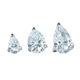 Ti Prong Set Pear (threadless)