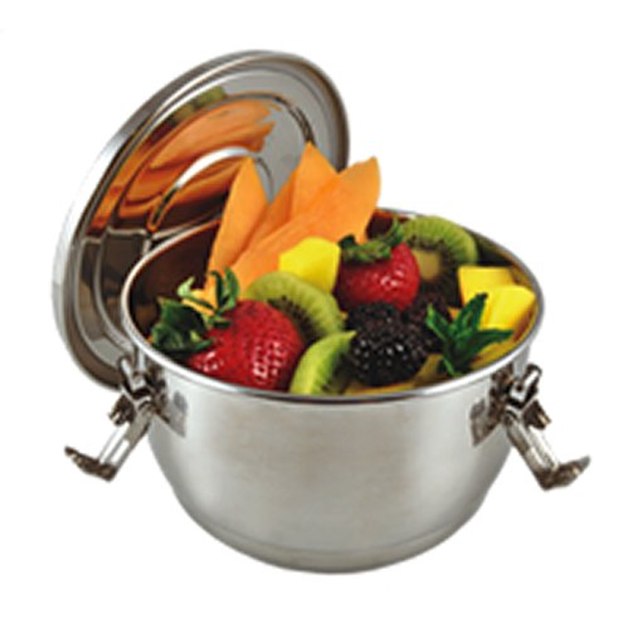 Stainless Steel Airtight Watertight Food Storage Container - 12 cm / 4.75  in.