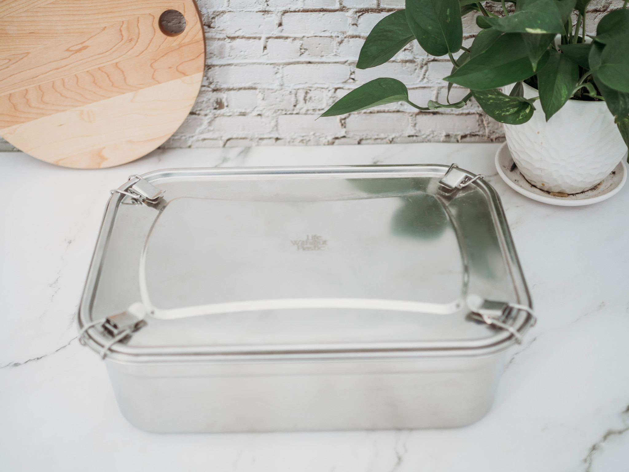 Stainless Steel Rectangular Airtight Food Storage Container