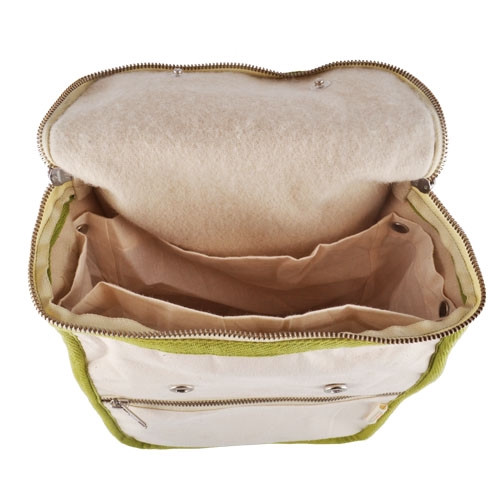 PlasticFree Wool Insulated Natural Lunch Bag NonPlastic