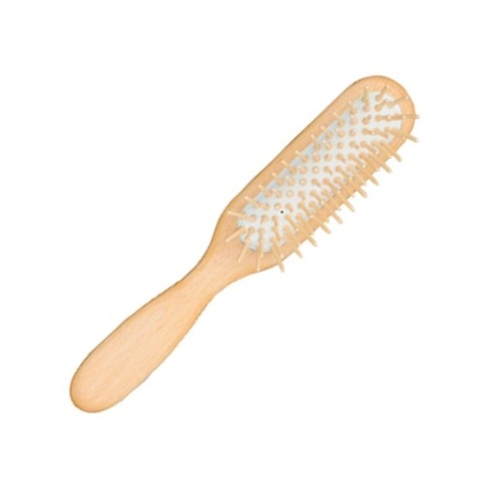 plastic bristle hair brush