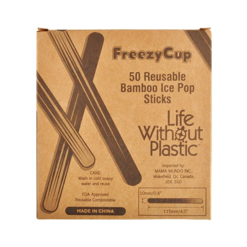 Reusable Bamboo Sticks for the Freezycup Ice Pop Mold