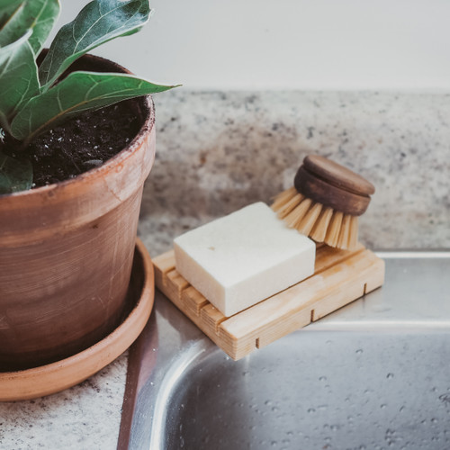 Solid Dish Soap Bar - context