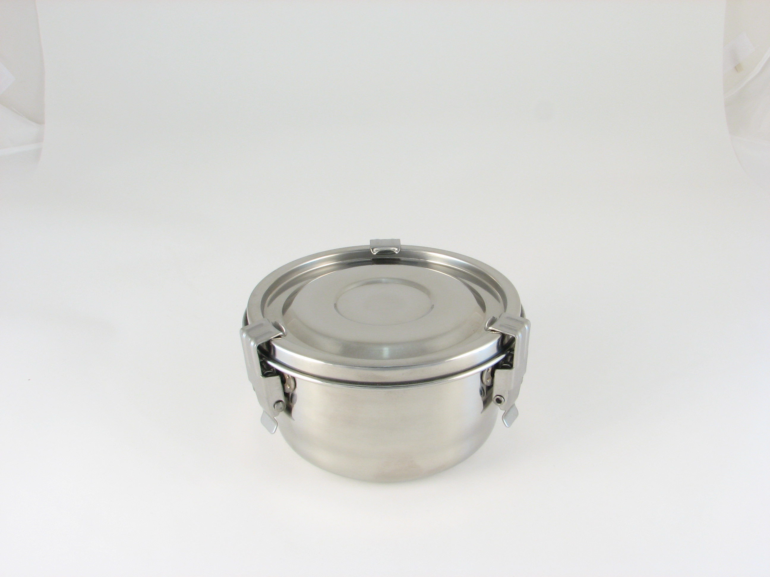 Round Korean Stainless Steel Food Container