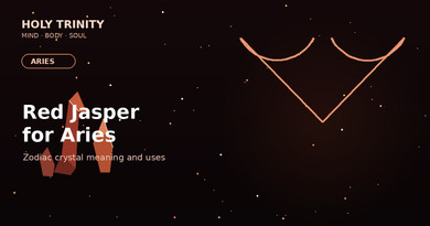 Aries Crystal Guide: Why Red Jasper Matches Fire Energy